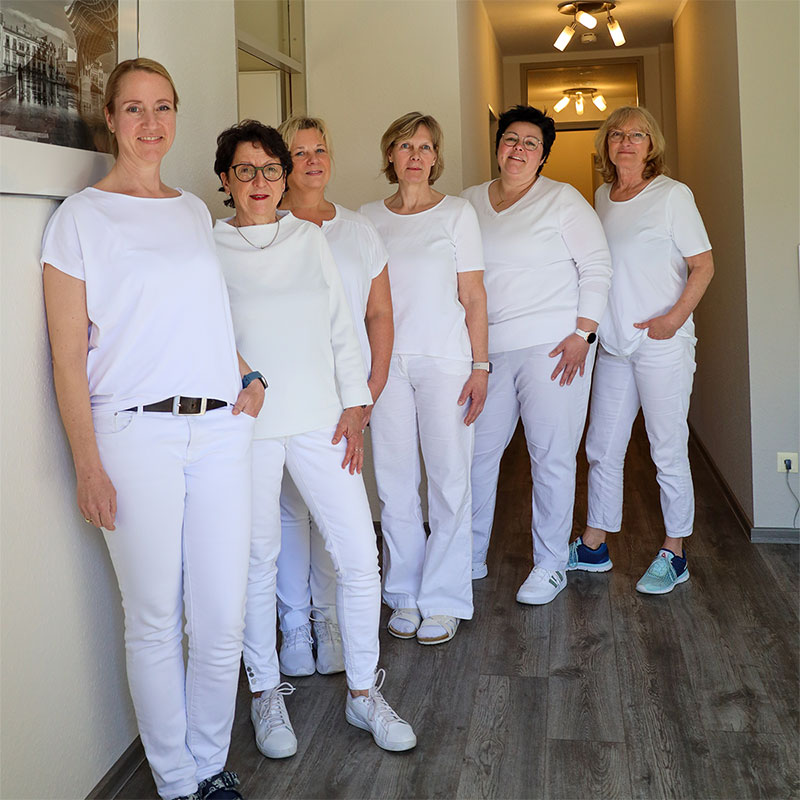 Unser Team in der Praxis für Krankengymnastik Bloherfelde